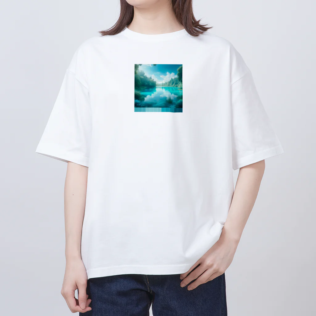 hana2ginの Almost Transparent Blue. Oversized T-Shirt