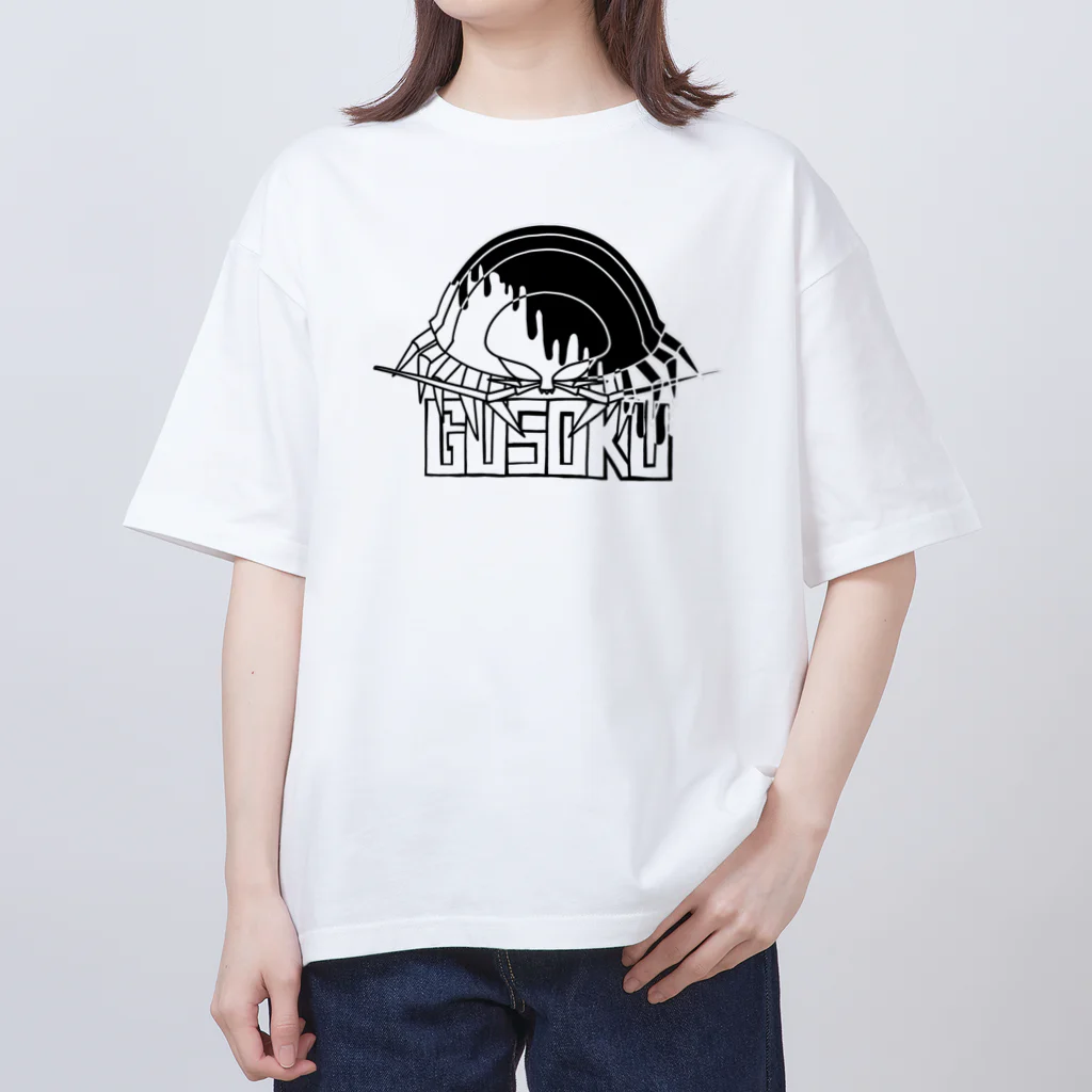 オーヴォのGUSOKU（黒） オーバーサイズTシャツ