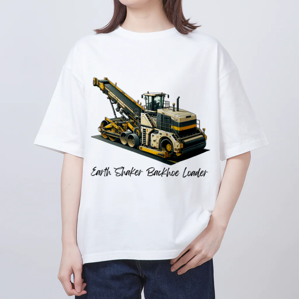 チェリモヤの建設の達人 働く車 06 オーバーサイズTシャツ