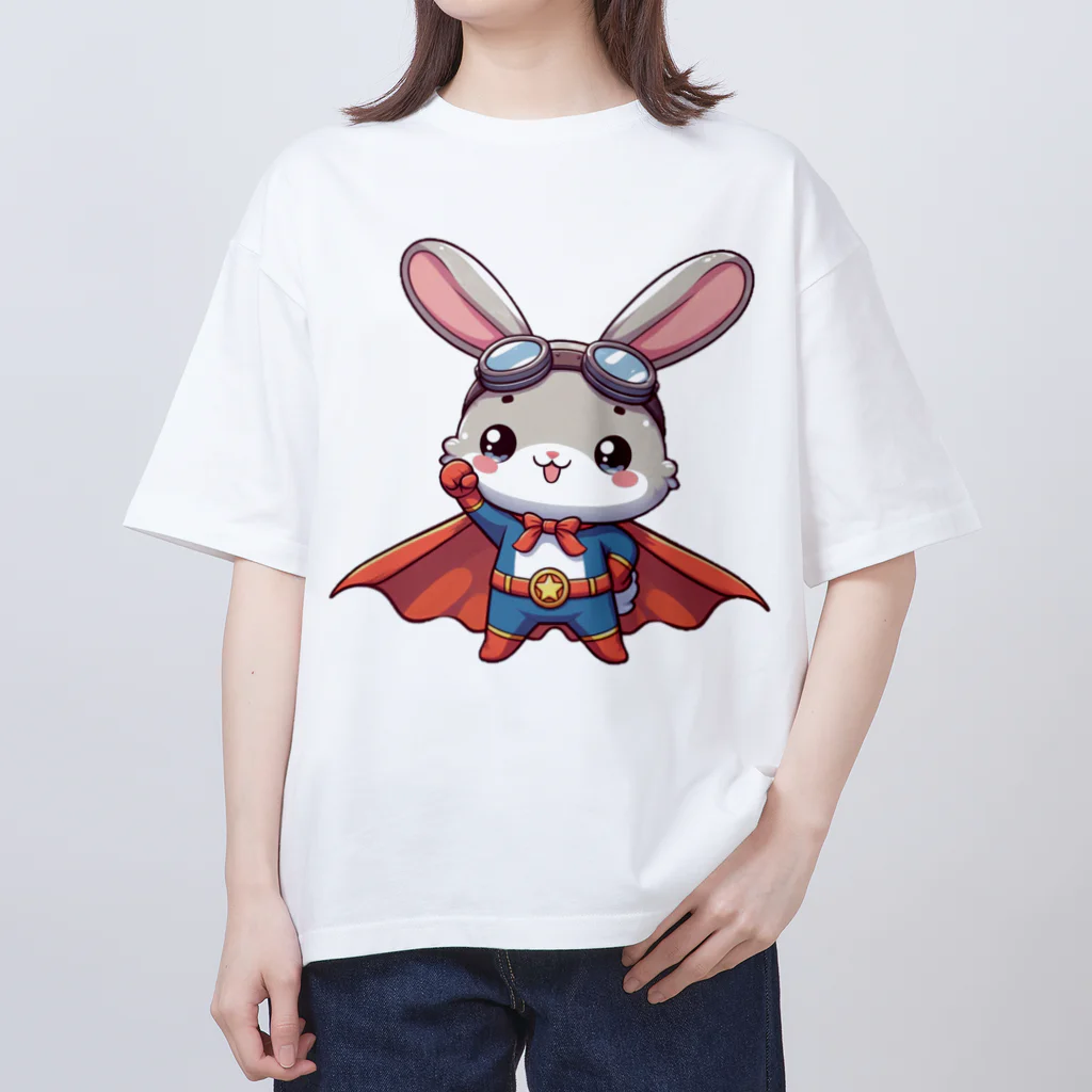 Reismのかわいいうさぎのヒーロー Oversized T-Shirt