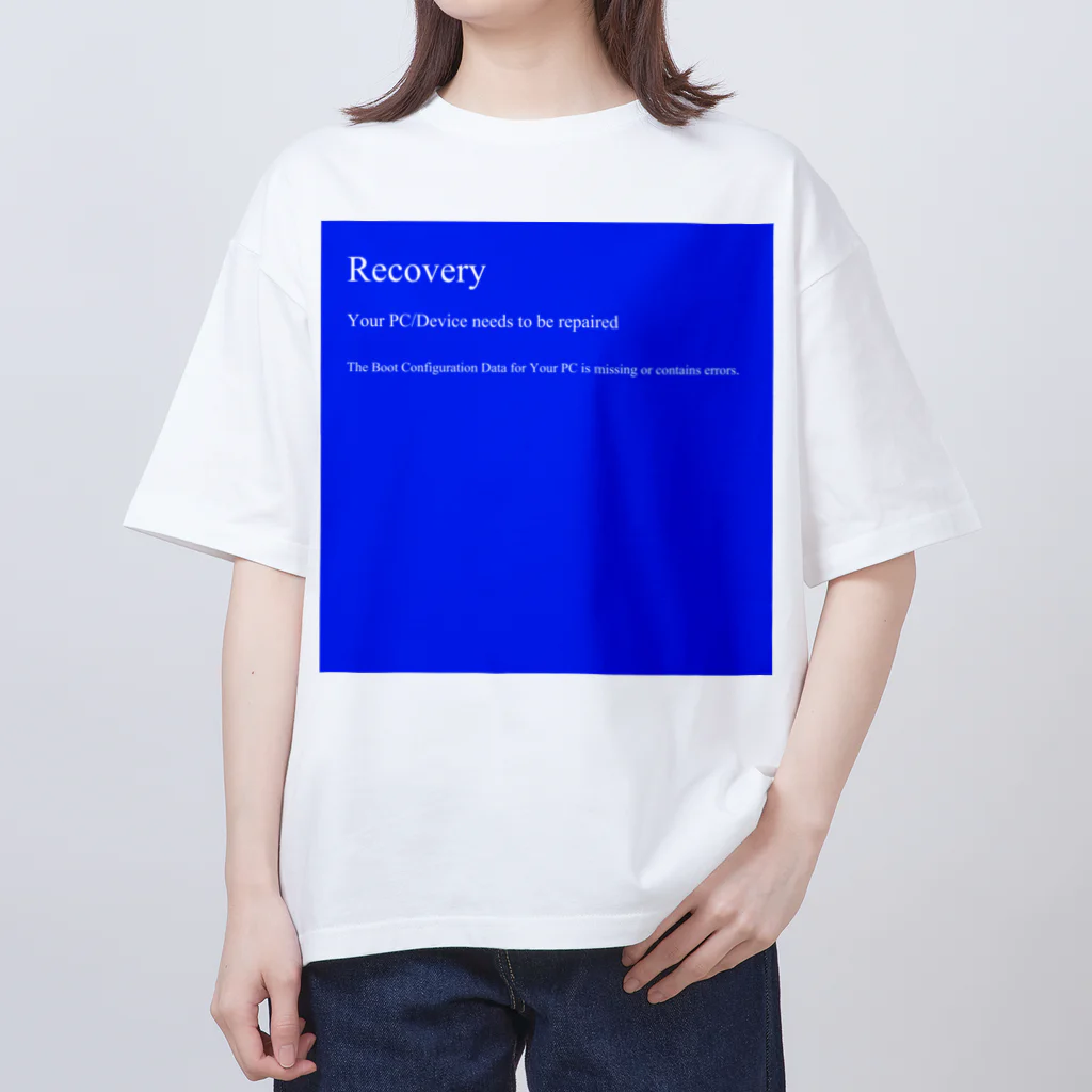 DULTONのブルーバックエラー Oversized T-Shirt