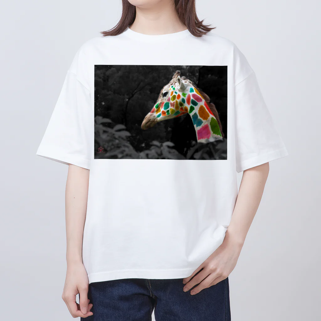 しゃくろーphotoのColor of the Giraffe オーバーサイズTシャツ