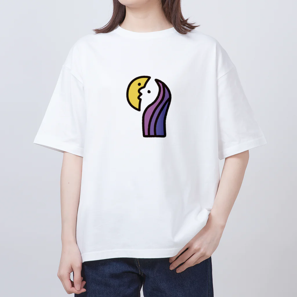 ねっこのツキミルオンナ Oversized T-Shirt