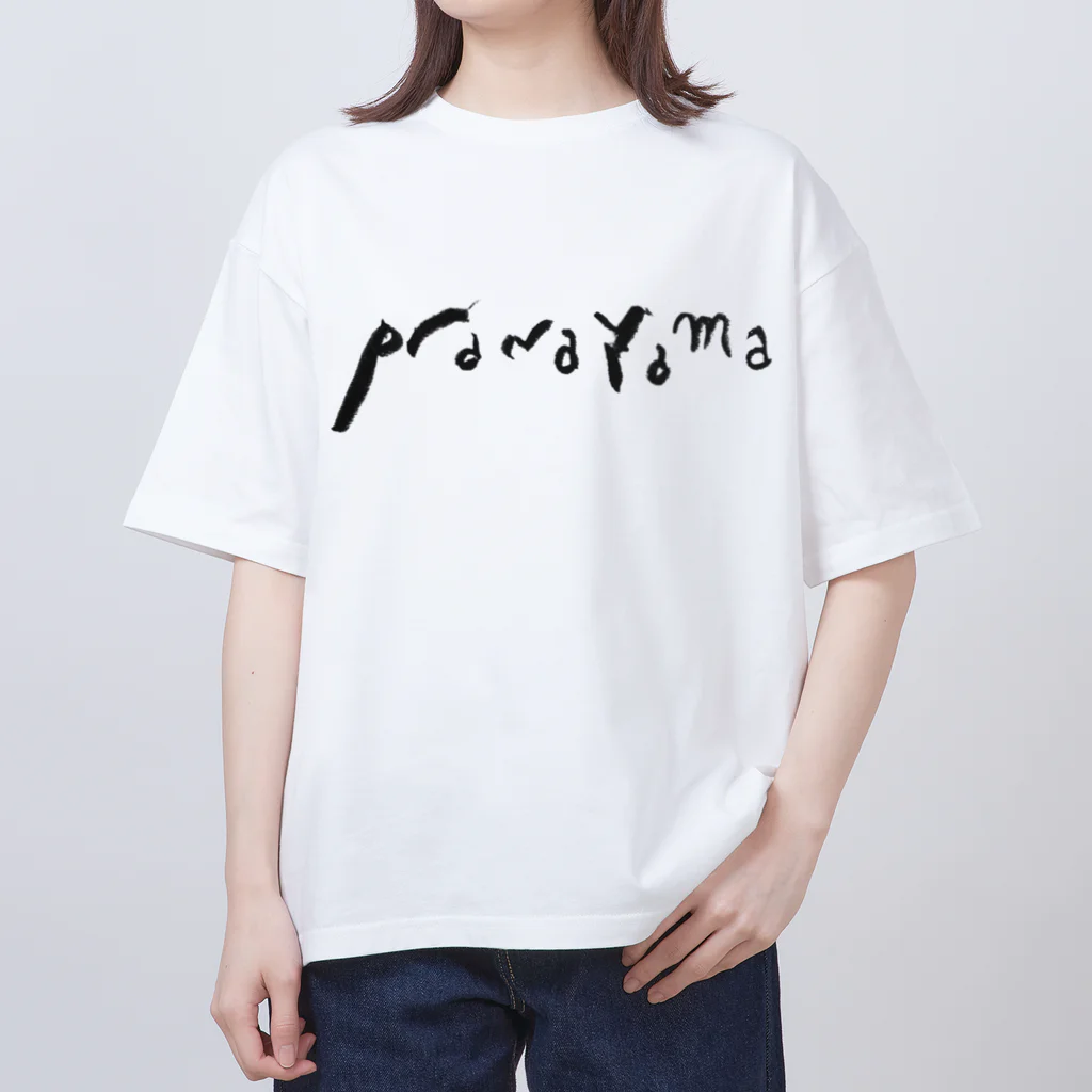 Leiのyogaの八支則　pranayama  オーバーサイズTシャツ