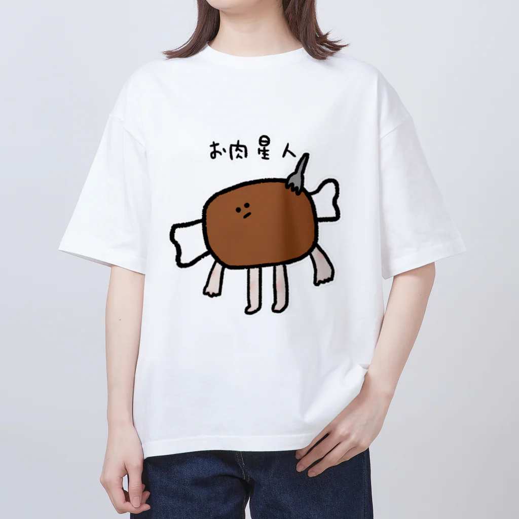 ohesoのお肉星人のユニフォーム Oversized T-Shirt