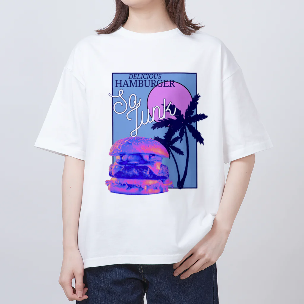 DeliciousHAMBURGERのDelicious HAMBURGER🍔サマーリラックスバーガー オーバーサイズTシャツ