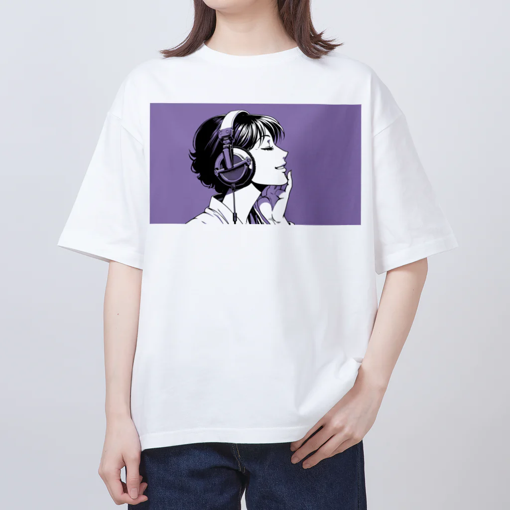 NOMAD TOKYO YOUTH COLLECTIVEのHeadphone Girl 003 オーバーサイズTシャツ