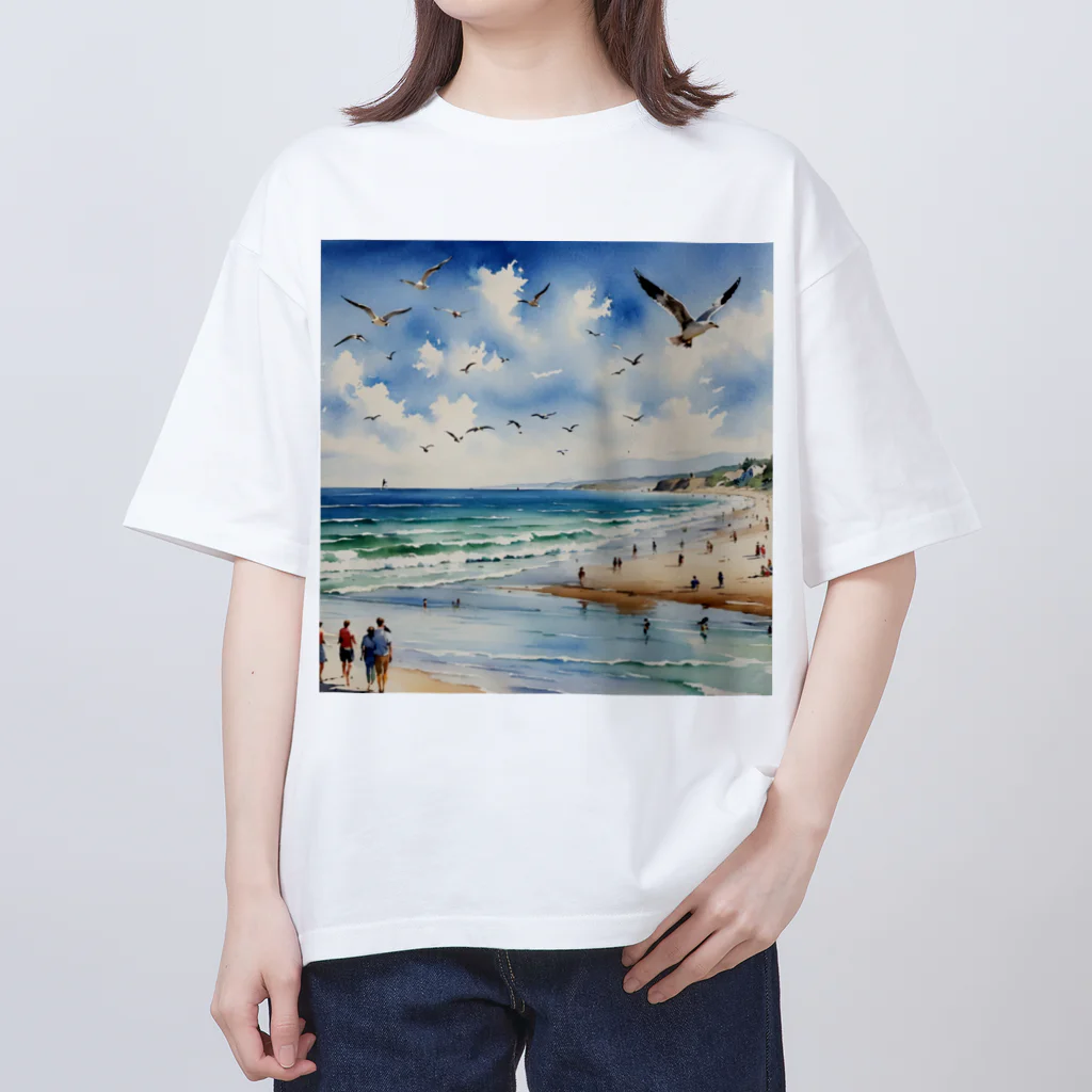 eri_sakuの日本の美しい夏 Oversized T-Shirt