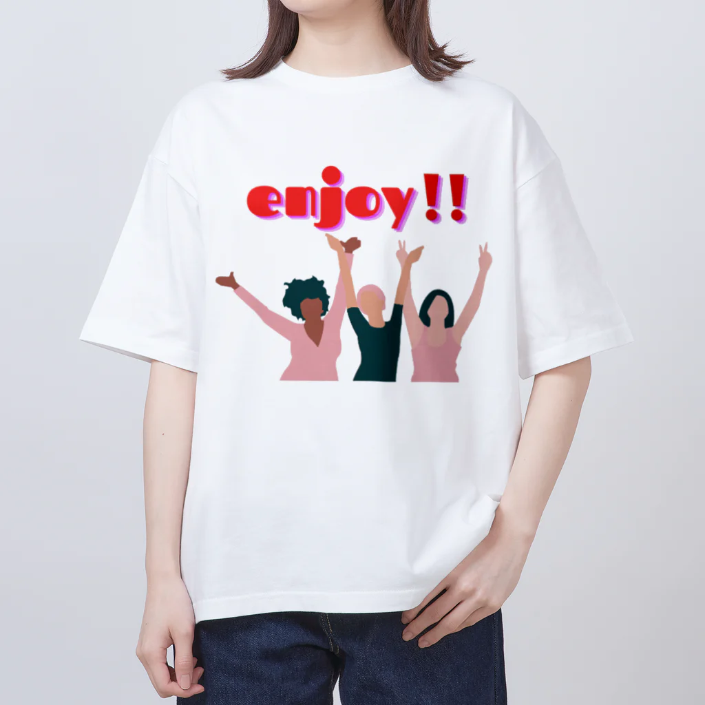 禅ゆるスタイルのガールズ Oversized T-Shirt