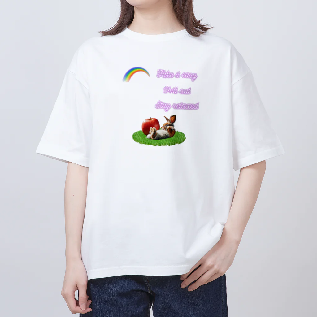 CHOCOLATEAの「心のリセット」 オーバーサイズTシャツ