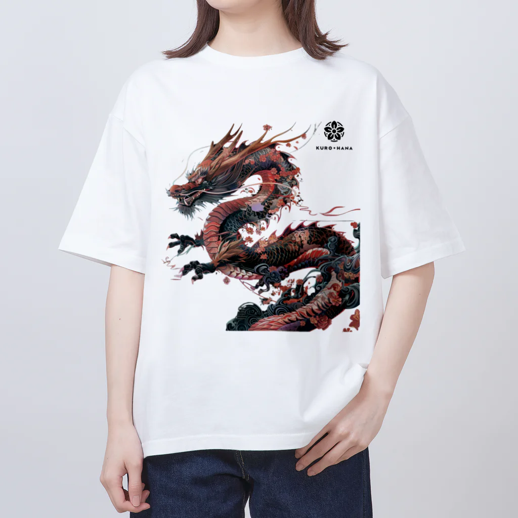 KURO・HANAの伝説の龍 オーバーサイズTシャツ