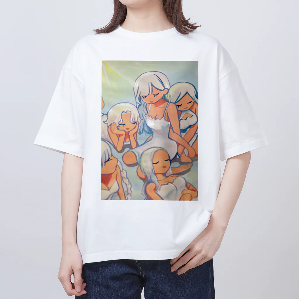 名川の楽園の女の子たち オーバーサイズTシャツ