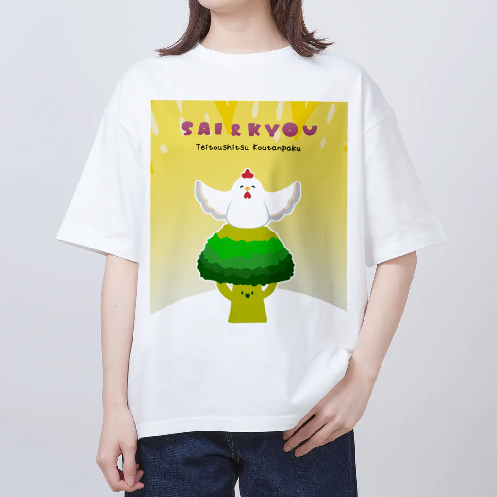 ぽっぽこ本舗の最強コンビ Oversized T-Shirt