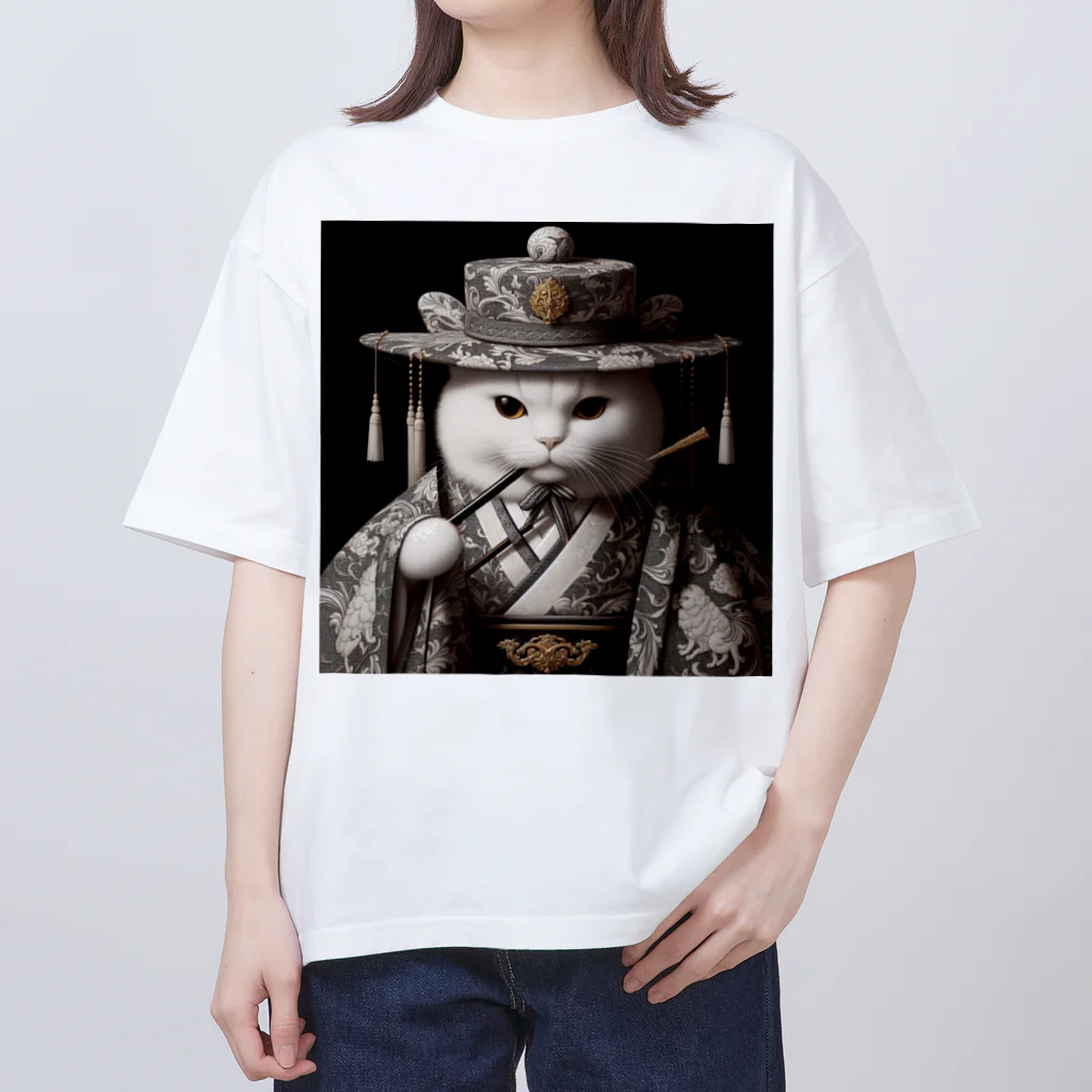 ArtVoyageの猫殿の風雅 Oversized T-Shirt