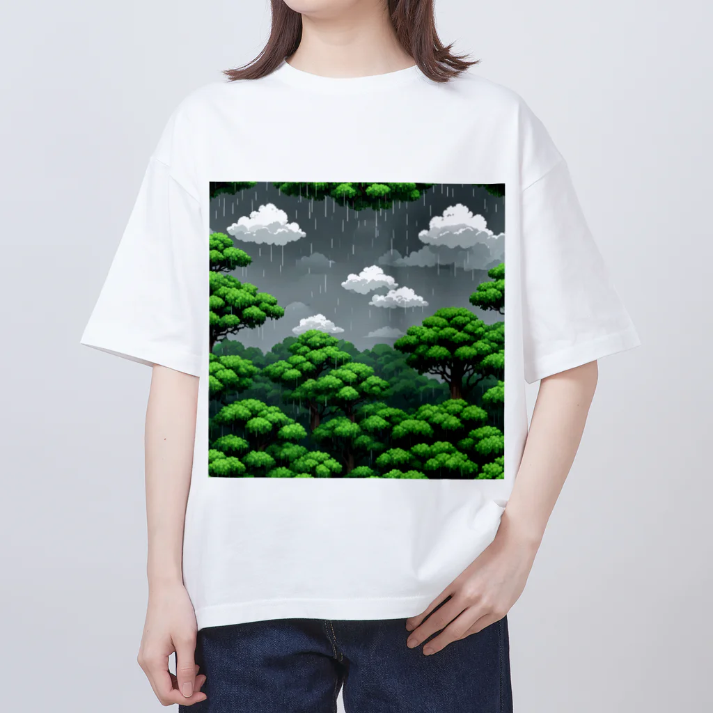 yukki1975の6月_梅雨 Oversized T-Shirt