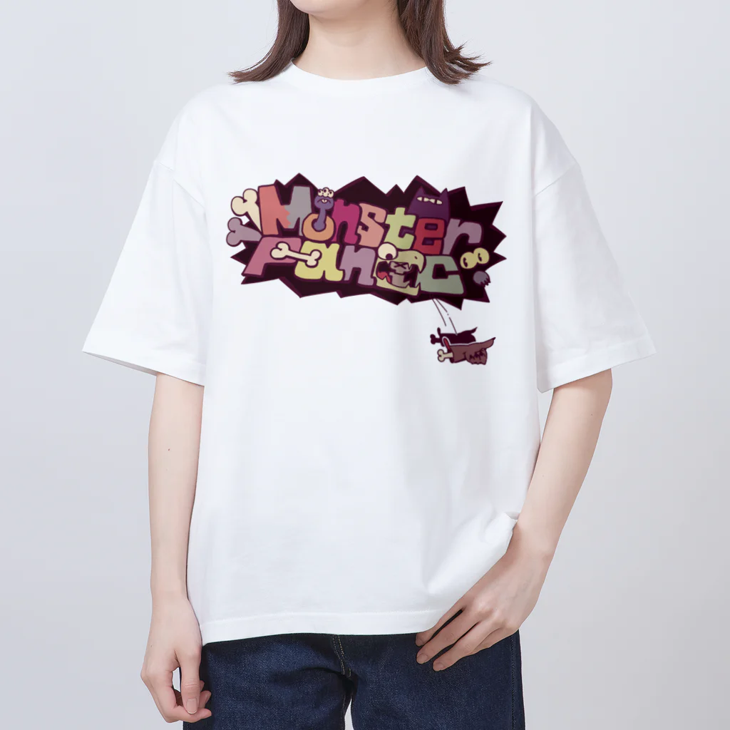 頑なにカエルのMonster Panic Oversized T-Shirt