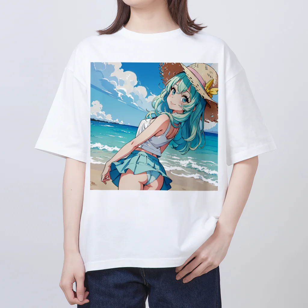 yozoraniyumeoの魔法麦わら少女 Oversized T-Shirt