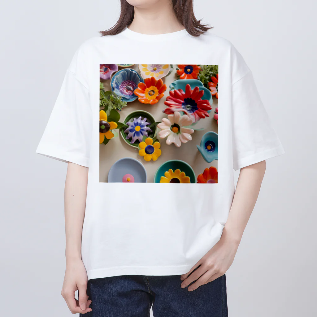 HOSHI-TANEKO🌠の🍽かわいいアクセサリーたち🌺 オーバーサイズTシャツ