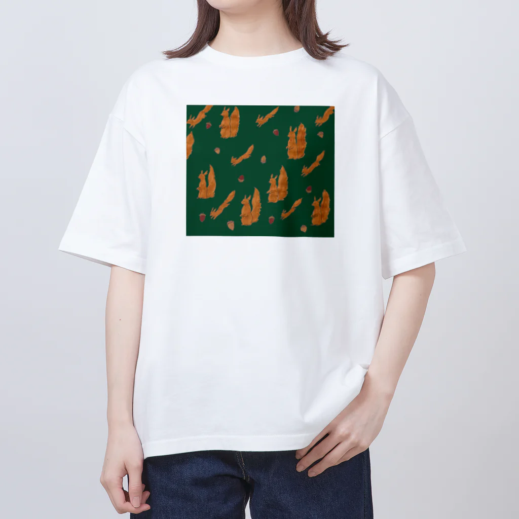 maru-marumochiの動物柄２ オーバーサイズTシャツ