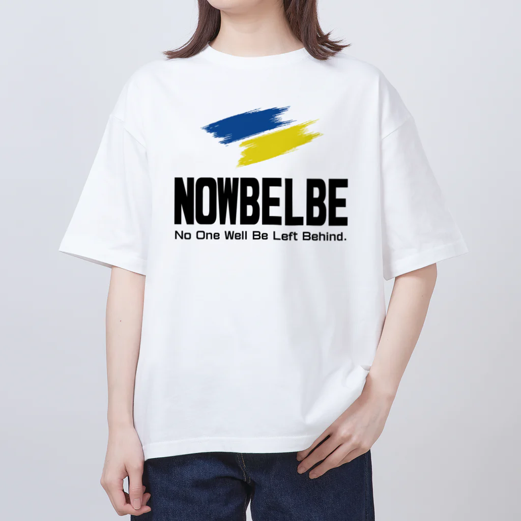 ナウベルビーのナウベルビーブランド ウクライナカラー Oversized T-Shirt