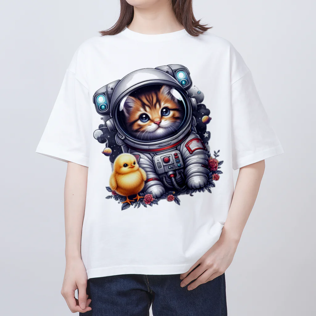 ichi_cocoの宇宙へお散歩 オーバーサイズTシャツ