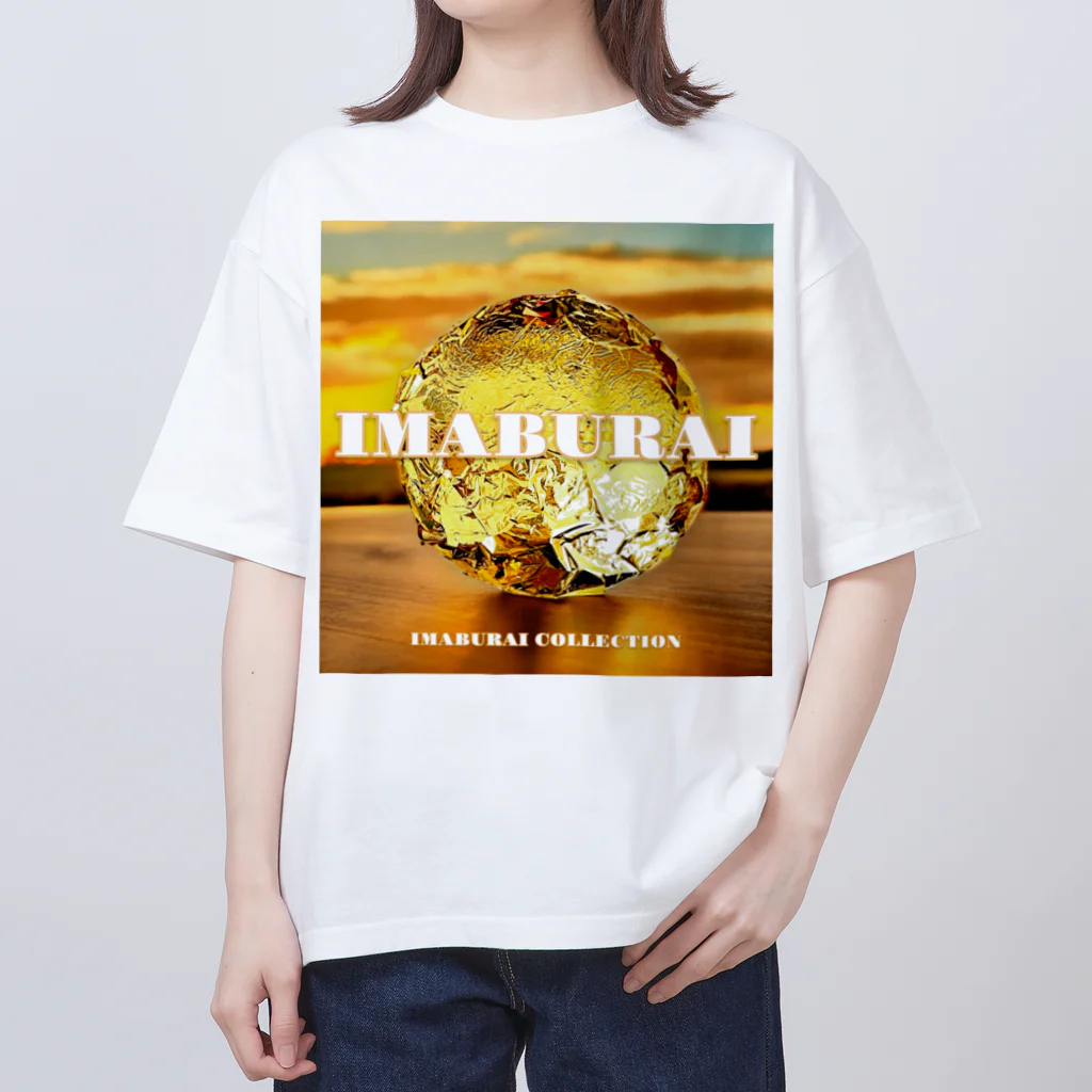 IMABURAIの金箔のボタン オーバーサイズTシャツ