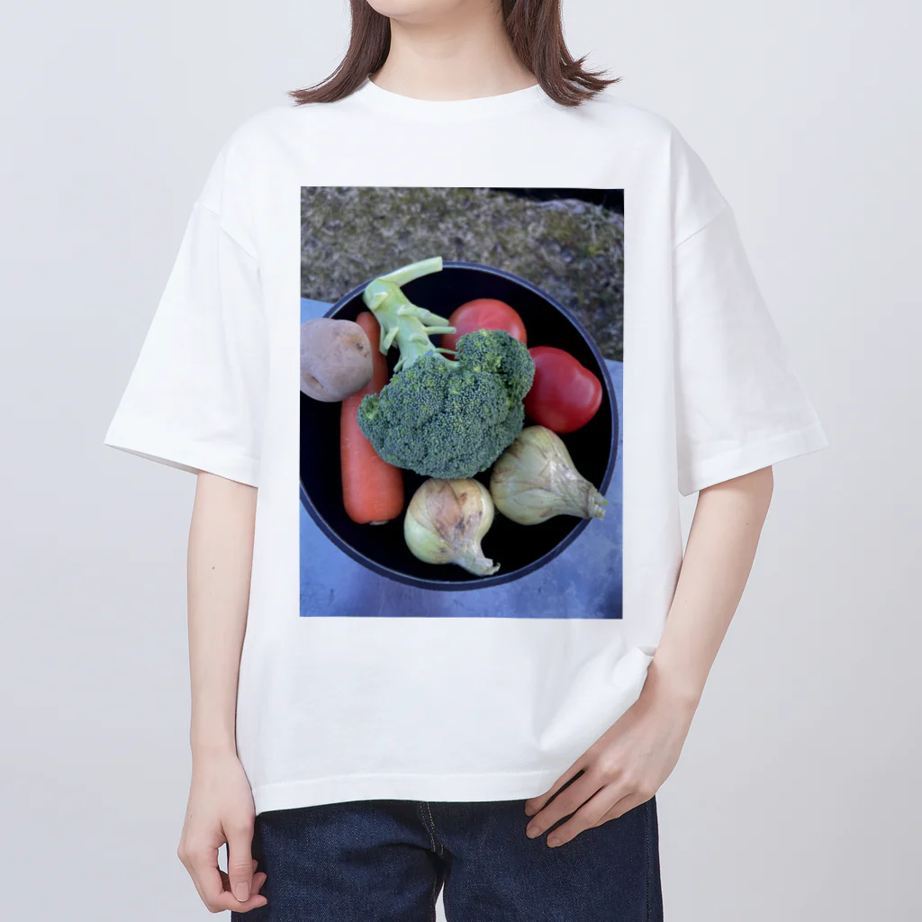 ___piguの野菜の子供達 オーバーサイズTシャツ