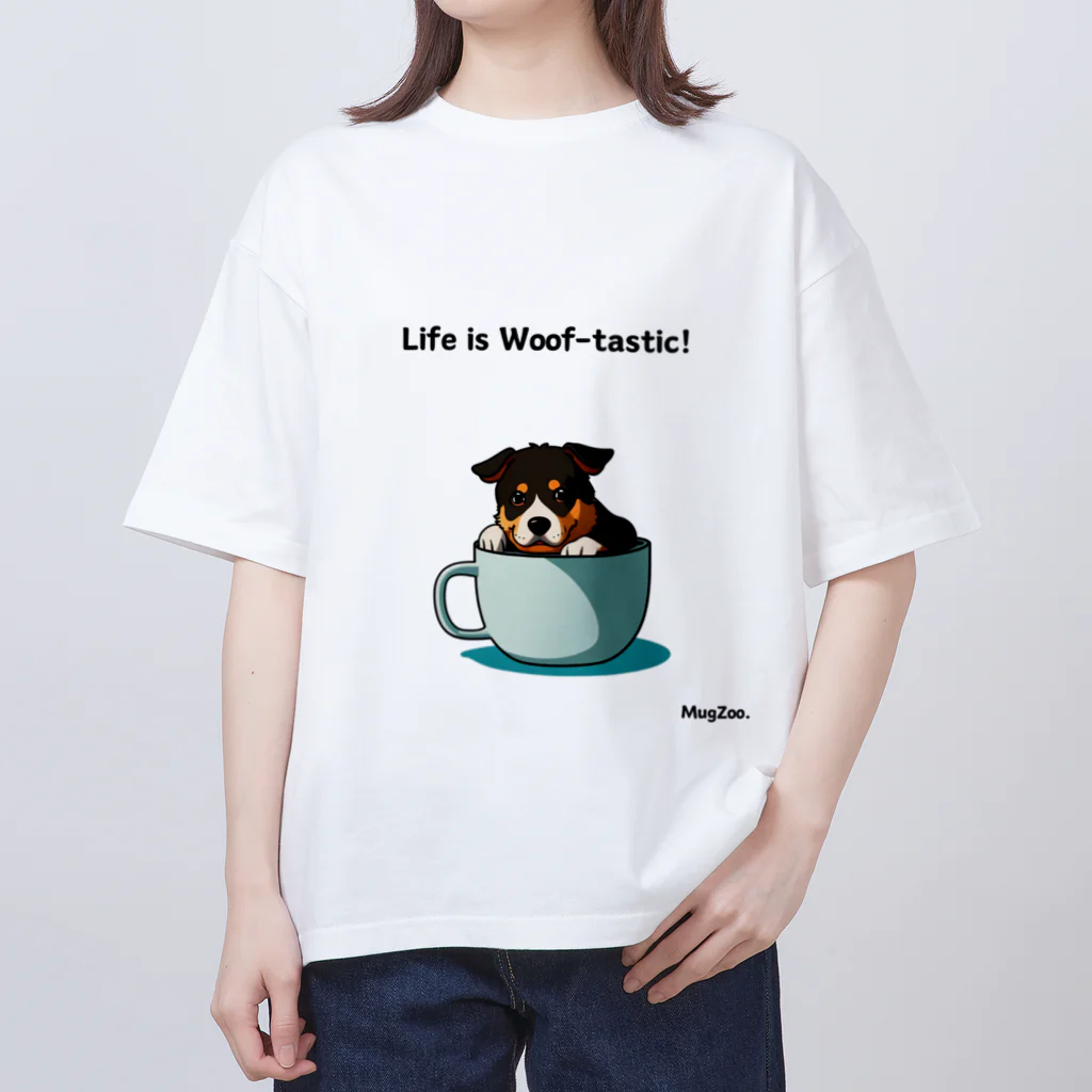 MugZooの【MugZoo】シリーズ #03 ワンちゃん オーバーサイズTシャツ