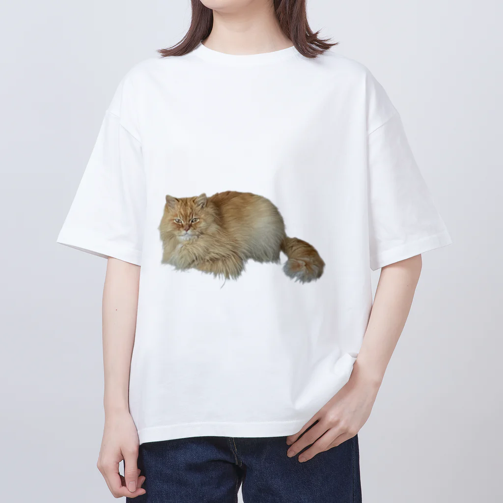 ペパ子さんちのもこもこは暑いよTシャツ オーバーサイズTシャツ