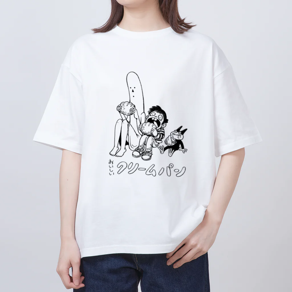 UETSUJI Shotaroのおいしいクリームパン オーバーサイズTシャツ