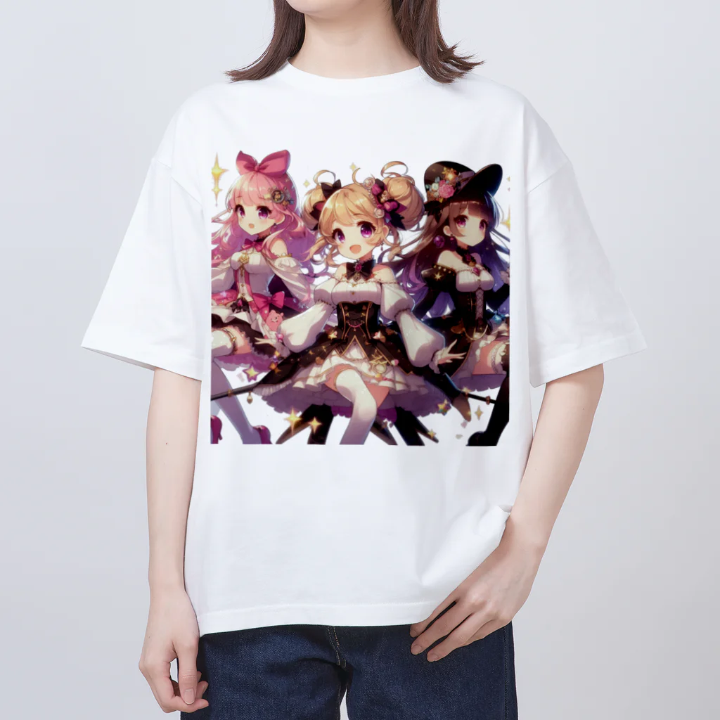 ひろひろショップの魔法少女 Oversized T-Shirt