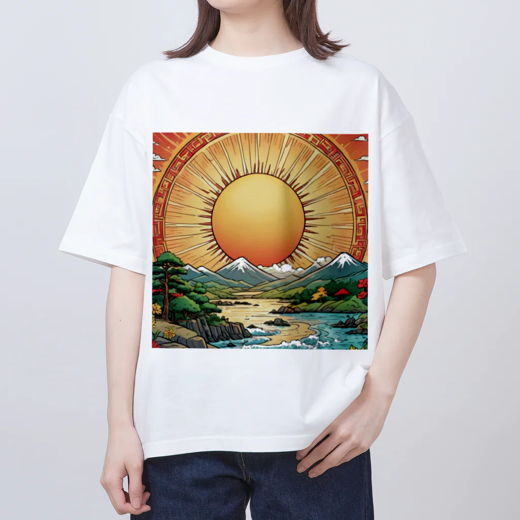 yukki1975の6月_夏至 Oversized T-Shirt