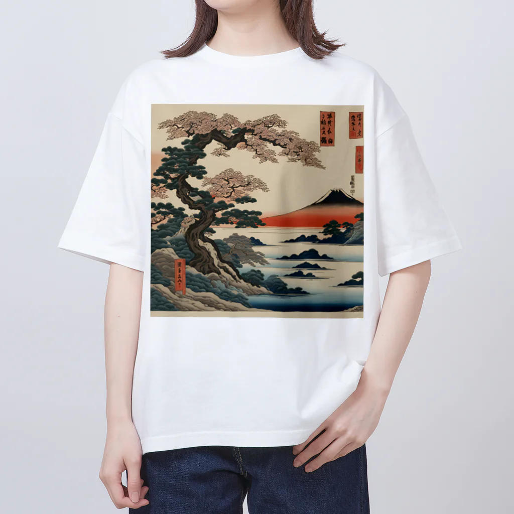 8890の浮世絵 オーバーサイズTシャツ