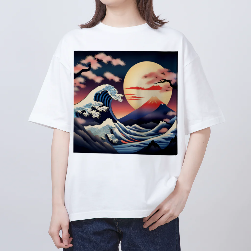 8890の浮世絵 オーバーサイズTシャツ