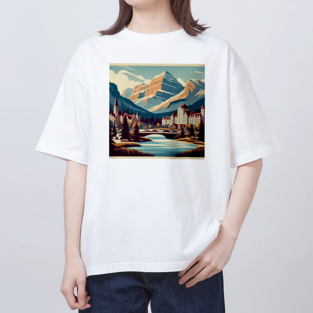 aircooled3のザ カナダの自然 観光地 2 Oversized T-Shirt