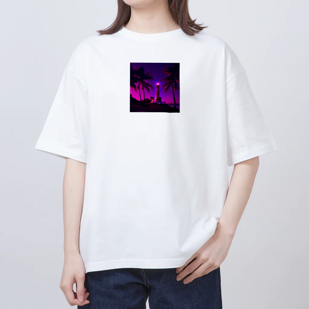 e_a_ru82の灯台ネオンカラー Oversized T-Shirt