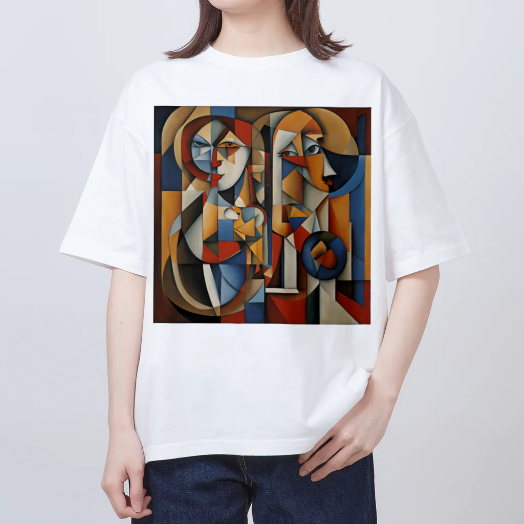 8890のキュビズム Oversized T-Shirt