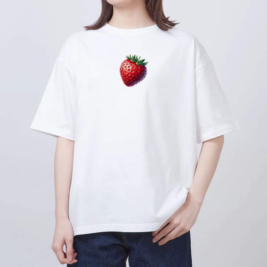 strawberry168のイチゴ柄 オーバーサイズTシャツ