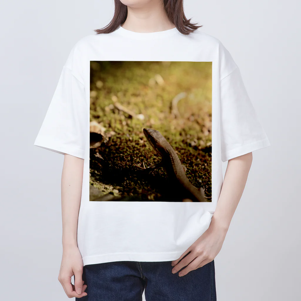 名前はまだないの金蛇フォトT Oversized T-Shirt