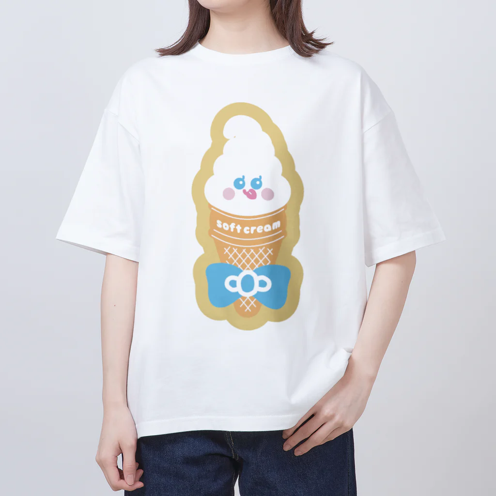 🎀りぼんぱ～ら～🎀のソフトクリーム オーバーサイズTシャツ