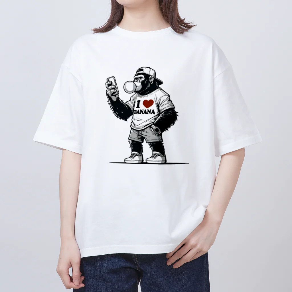 GORILLA_CLUBのストリートゴリー オーバーサイズTシャツ