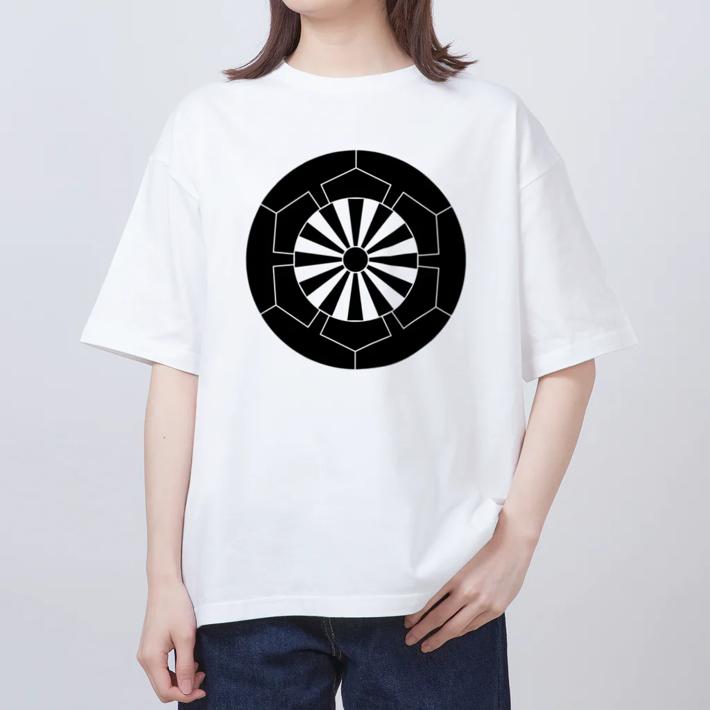 Yukimurakun「Samurai」の源氏車家紋 Oversized T-Shirt
