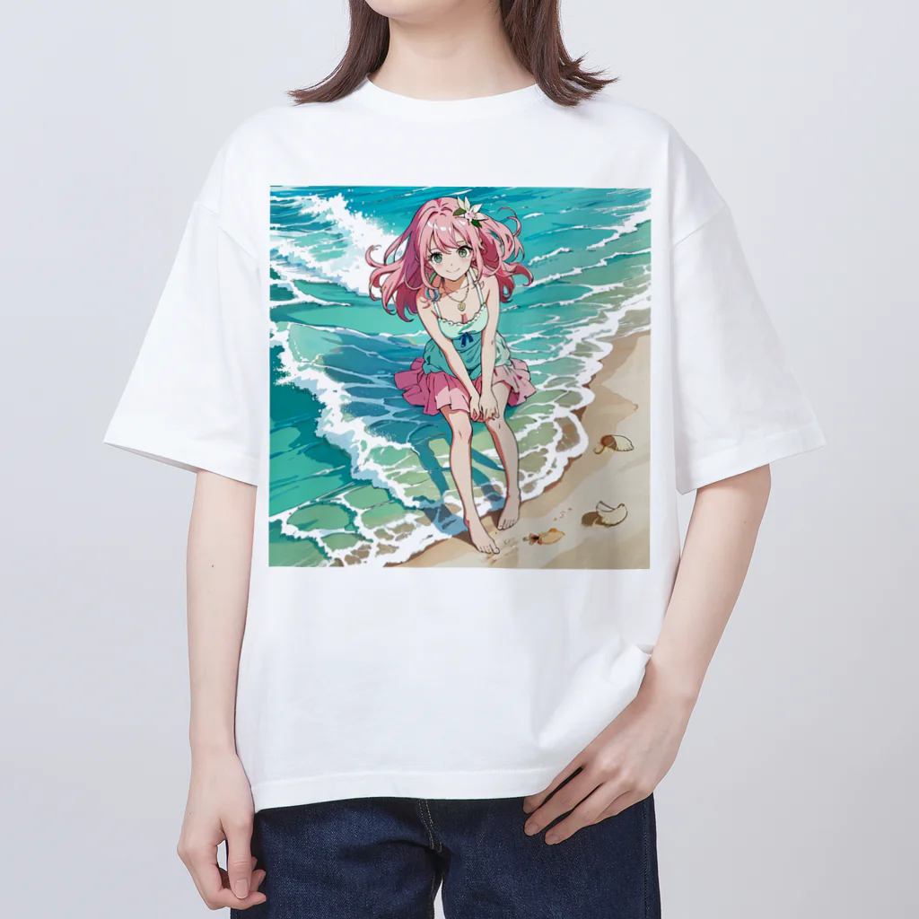 yozoraniyumeoの魔法夏少女 オーバーサイズTシャツ