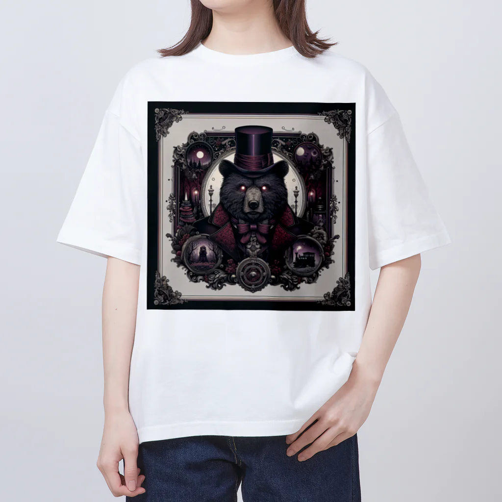 ３月ドラゴンのクマ紳士Ａ Oversized T-Shirt