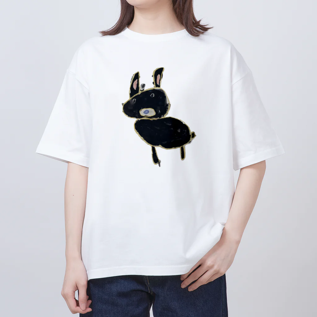 綿毛商店のハナジロちゃん オーバーサイズTシャツ