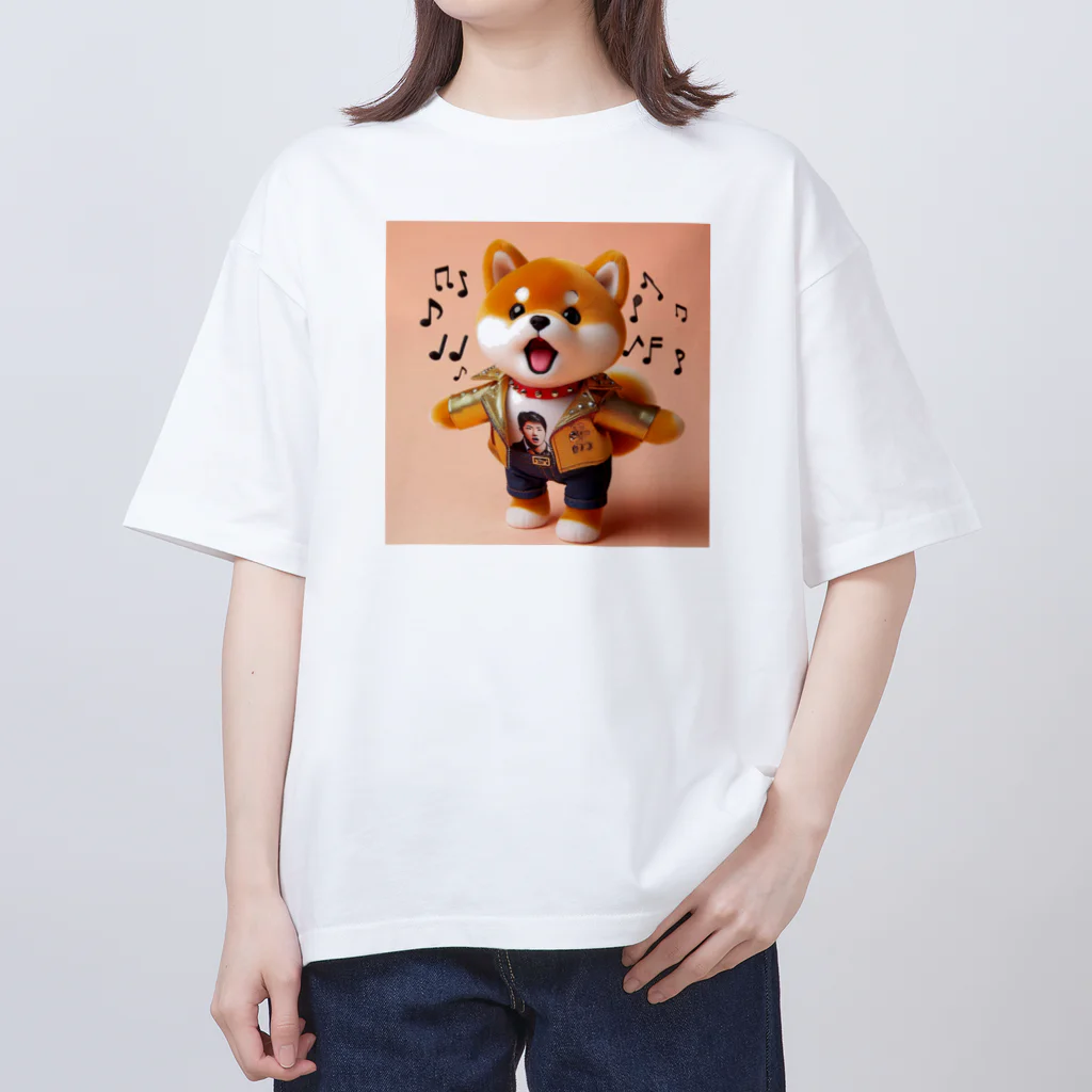 dcgnori／ワンコ画像の歌うワンコ、２ Oversized T-Shirt
