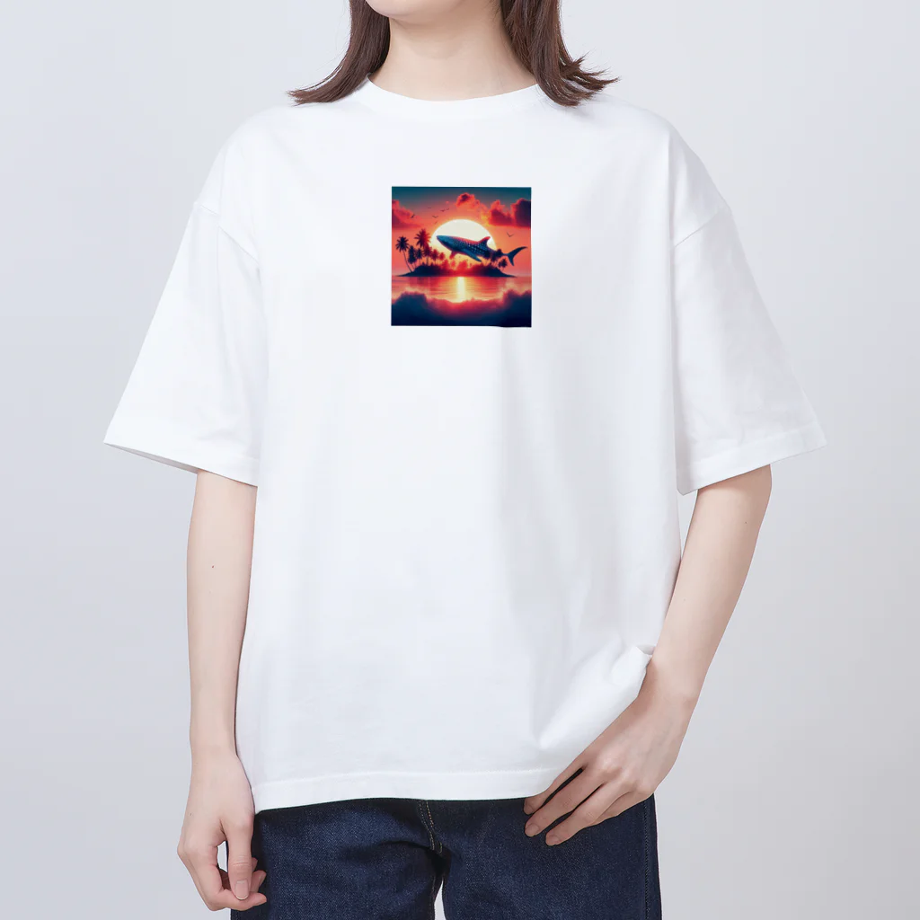 ココナッツアイランド©️のジンベイザメ Oversized T-Shirt