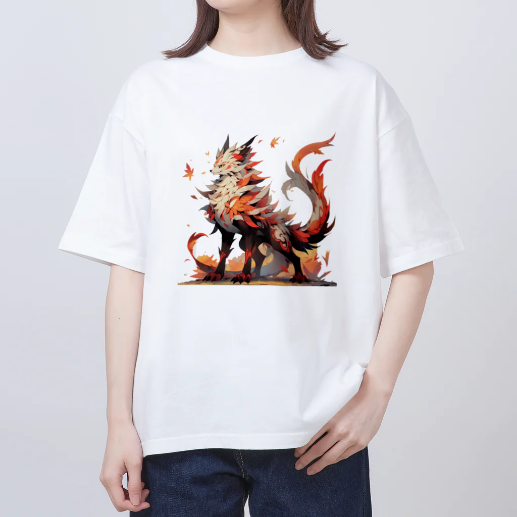 ファンタジー屋の竜狐 Oversized T-Shirt