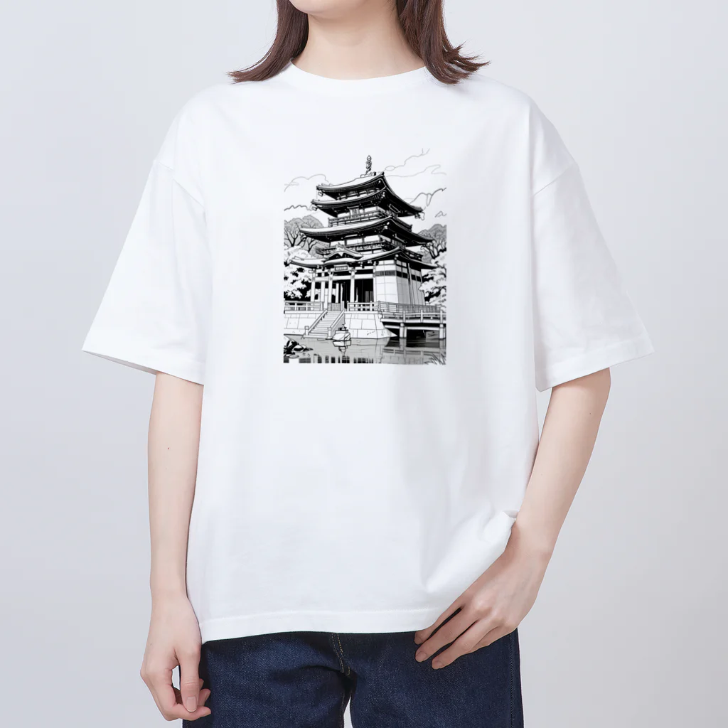 ZZRR12の和の風景 Oversized T-Shirt