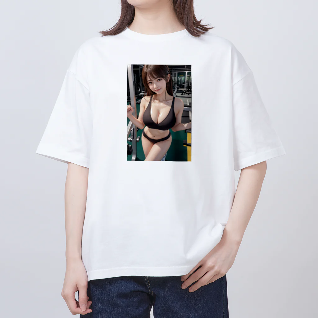 kura111のスポーツ女子 Oversized T-Shirt